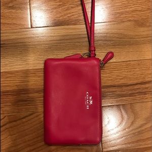 Coach Hot Pink Wristlet